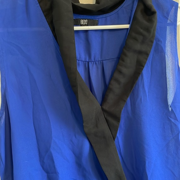 Bedo size large snack and black sheer tank top - Picture 3 of 3